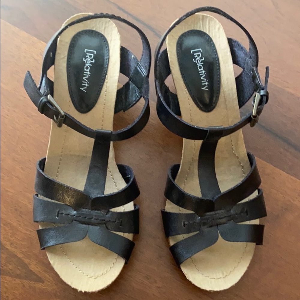 Black Strappy Sandals